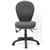 Solar III Posture Chair Fabric With Pump Lumbar Charcoal Ref OP000205