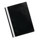 Elba A4 Report Folder Capacity 160 Sheets Clear Front  Black Ref 400055033 (Pack 50)