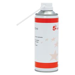 5 Star Office Spray Duster Can HFC Free Compressed Gas Flammable 400ml