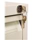 Bisley 3 Drawer Classic Steel Filing Cabinet - Chalk Ref BS3E/CHK