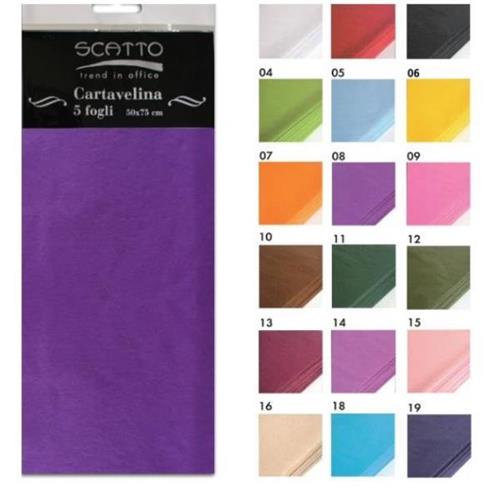 Carta Velina Colorata - 120 Fogli 50x70cm, 10 Colori - Per Imballaggio, Fai Da Te E Decorazioni - Foto 10