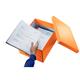 Leitz WOW Click and Store Medium Storage Box For A4 Orange Ref 60440044