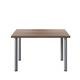 One Fraction Plus Rectangular Meeting Table - Dark Walnut Ref OFPMT1280DW