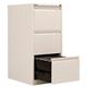 Bisley 3 Drawer Classic Steel Filing Cabinet - Chalk Ref BS3E/CHK
