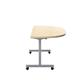 Allegro Tilting Table 1600 X 800 Silver/Maple D-End Top Ref OETT1680DENDSVMA