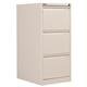 Bisley 3 Drawer Classic Steel Filing Cabinet - Chalk Ref BS3E/CHK