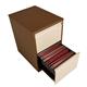 Bisley 2 Drawer Classic Steel Filing Cabinet - Coffee Cream Ref BS2EC/C