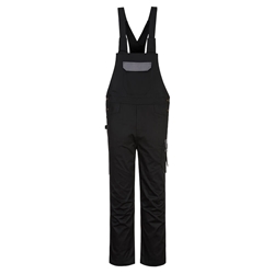 PW2 Bib & Brace (Black & Grey) Large