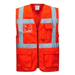 Berlin Red Executive Vest (Red) Small