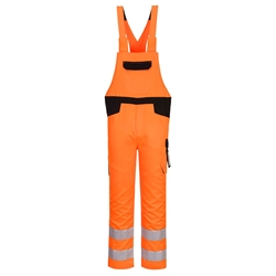 PW2 Hi-Vis Bib & Brace (Orange & Black) Small