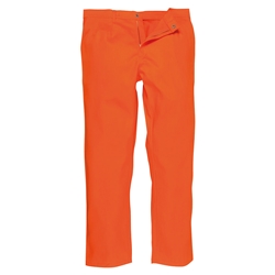 Mens Bizweld Trousers Orange, Large, Reg