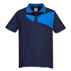 PW2 Polo Shirt Short Sleeve (Navy & Blue) Xxl