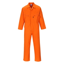 Liverpool Zip Coverall (Orange) Small