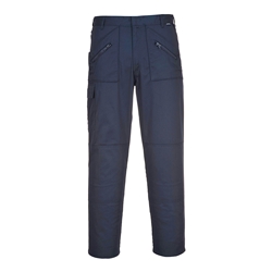 Mens Action Trousers Navy, 56, Regular F