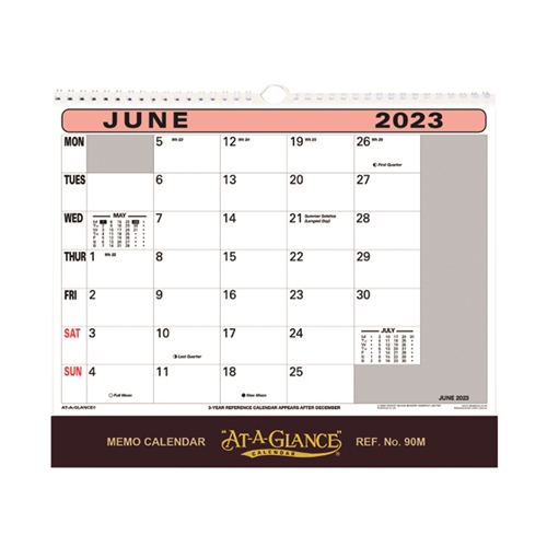 AtAGlance Wall Calendar 2023 90M23 90M23 5011314841529 ARTHUR C