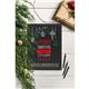 Securit Woody Chalkboard with White Chalk Marker and Mounting Kit 300xx10x400mm Black WBW-BL-30-40