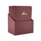 Securit Classic A4 Book Cover Box Set Leather 4 x A4 Insert Wine Red (Pack of 20) MC-BOX-CRA4-WR