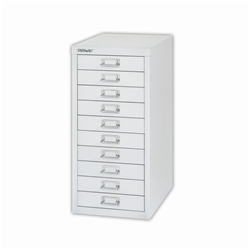 Bisley 10 Multidrawer Cabinet 279x380x590mm Silver BY40500