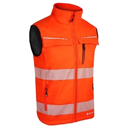 Beeswift Deltic High Visibility Softshell Bodywarmer Orange 3XL BSD31OR3XL