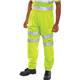 Beeswift High Visibility Fleece Jogging Bottoms Saturn Yellow 3XL BSJBSY3XL