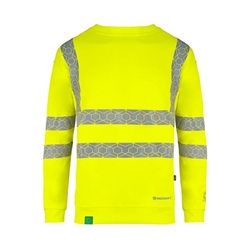 Beeswift Envirowear High Visibility Sweatshirt Saturn Yellow 4XL EWCSSSY4XL