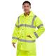 Beeswift High Visibility EN471 Lightweight Jacket Saturn Yellow 2XL TJ8SY2XL
