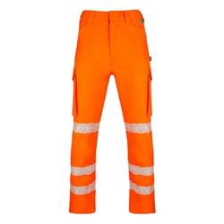 Beeswift Envirowear High Visibility Trousers Orange 30R EWCTROR30