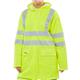 Beeswift Fire Retardant Anti-Static High Visibility Jacket Saturn Yellow 2XL CFRLR55SY2XL
