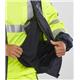 Beeswift Europa High Visibility Bomber Jacket Saturn Yellow/Navy Blue 2XL EBJSYN2XL