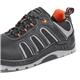 Beeswift Non Metallic S3 Lace Up Water Resistant Trainer 1Pr Black & Orange 6 CF2706
