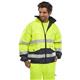 Beeswift Europa High Visibility Bomber Jacket Saturn Yellow/Navy Blue 2XL EBJSYN2XL