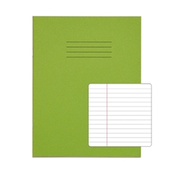 RHINO 9 x 7 Exercise Book 80 Page, Light Green, F6M