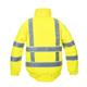 Hydrowear India Hi Vis Pilot Jacket with Glow in the Dark GIS Tape Saturn Yellow 2XL HYD131005SY2XL