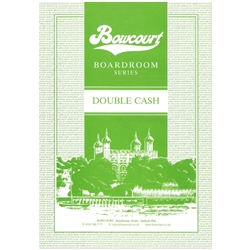 (BOWCOURT) Boardroom A4 DCC Double Cash Analysis Pads With Board Back and Cover Ref CPDCC  - Punched 2 hole [Pack of 50]