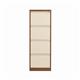 Bisley 4 Drawer Filing Cabinet Lockable 470x622x1321mm Coffee/Cream BS4EC/C