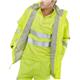 Beeswift MicroflexFire Retardant Anti-Static Padded Jacket Saturn Yellow 4XL CFRLR3456SY4XL