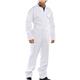 Beeswift Click Boilersuit Cotton Drill White 42 CDBSW42