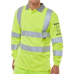 Beeswift ARC Compliant High Visibility Polo Shirt Saturn Yellow 2XL CARC12SY2XL