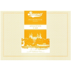 (BOWCOURT) Boardroom A3 CAB 16 Column Analysis Pads With Board Back and Cover Ref CPCAB  - Punched 2 hole [Pack of 25]