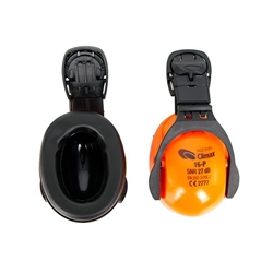 Climax 16P Ear Defenders SNR 25 Orange & Black CXED