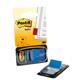 Post-it Index Flags Repositionable 25x43mm 12x50 Tabs Blue (Pack 600) 7100089834