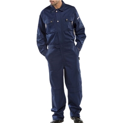 Beeswift Click Premium Boilersuit Stretch-Plus Navy Blue 48 CPCN48