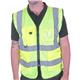 Beeswift Executive Mesh Waistcoat Saturn Yellow 4XL HVMWEXECSY4XL