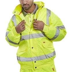 Beeswift Constructor Bomber Jacket Saturn Yellow 3XL CBJENGSY3XL