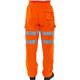 Beeswift High Visibility Fleece Jogging Bottoms Orange 3XL BSJBOR3XL