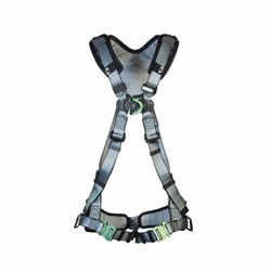 MSA V-Fit Back Chest D-Ring Bayonet Safety Harness Black XL MSA10206535