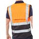 Beeswift High Visibility Two Tone Executive Waistcoat Orange/Black 3XL HVWCTTORBL3XL