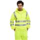 Beeswift Quarter Zipped Hi Vis Sweatshirt SYellow 3XL BSZSSENSY3XL