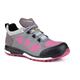 Beeswift Leia Ladies Anti-Static Non-Metallic Lace up Shoe 1Pr Grey & Pink 7 LAV121507