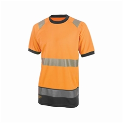 Beeswift High Visibility Short Sleeve T-Shirt Orange/Black S HVTT001ORBLS